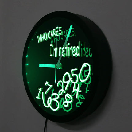 Zegar dla emeryta I'm retired podświetlany