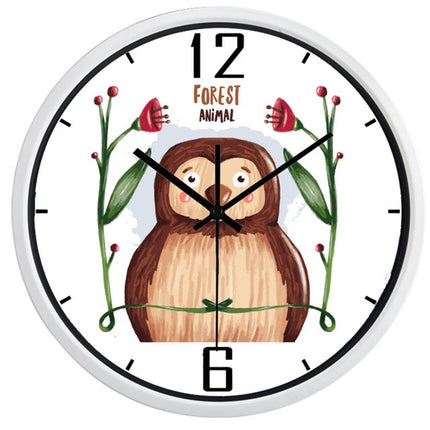 Zegar ścienny do pokoju dziecka Mops