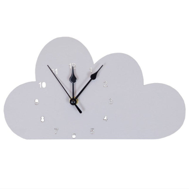 Zabawny drewniany zegar w kształcie królika