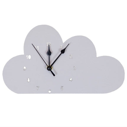 Zabawny drewniany zegar w kształcie królika