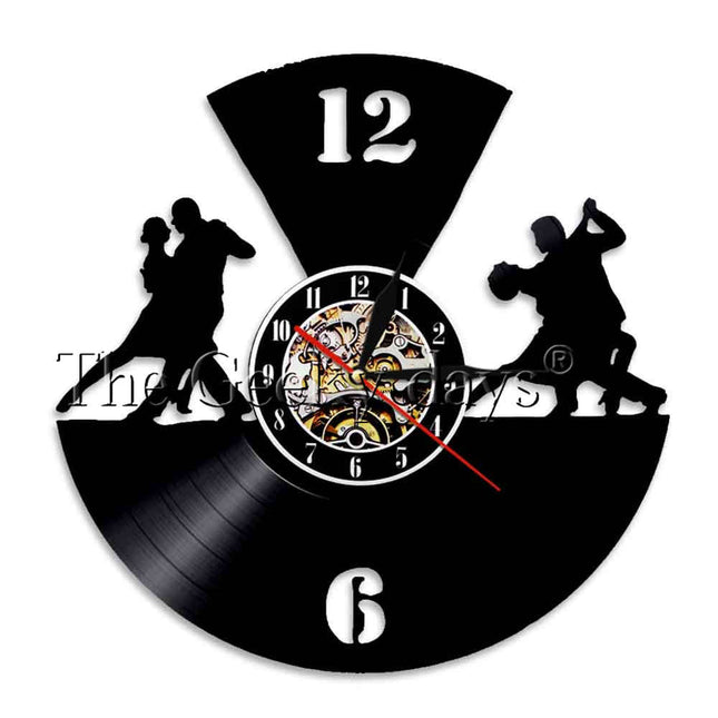 Zegar winylowy z motywem tańca tango