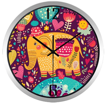 Zegar ścienny do pokoju dziecka Mops