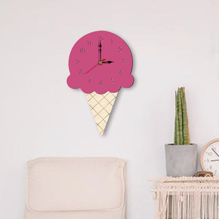 Zegar ścienny do pokoju dziecka lody