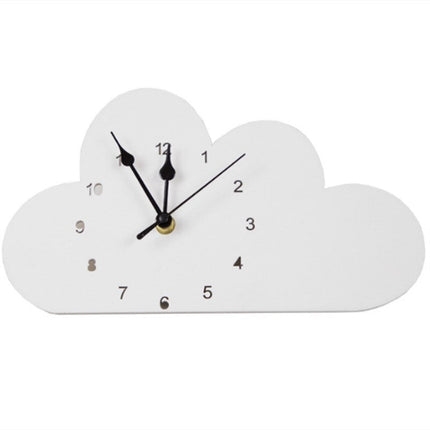 Zabawny drewniany zegar w kształcie królika