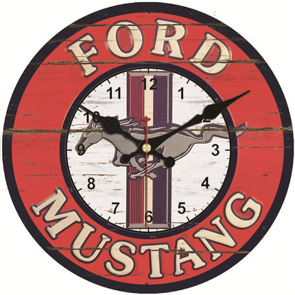 Zegar ścienny dla fana Ford Mustang