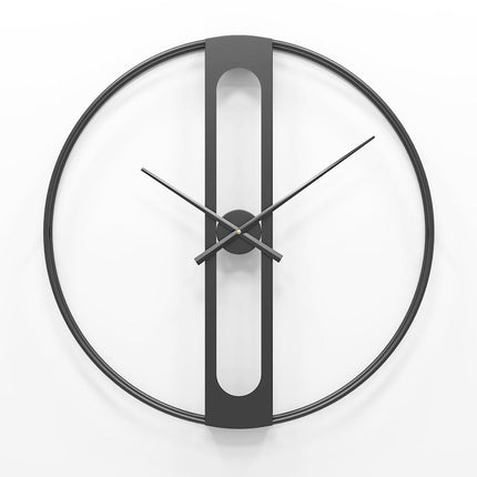 Minimalistyczny metalowy zegar ścienny nowoczesny