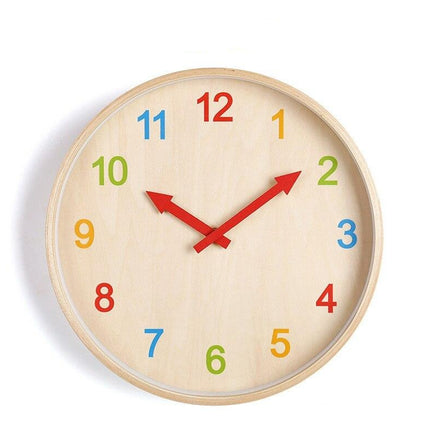 Kolorowy zegar edukacyjny dla dzieci