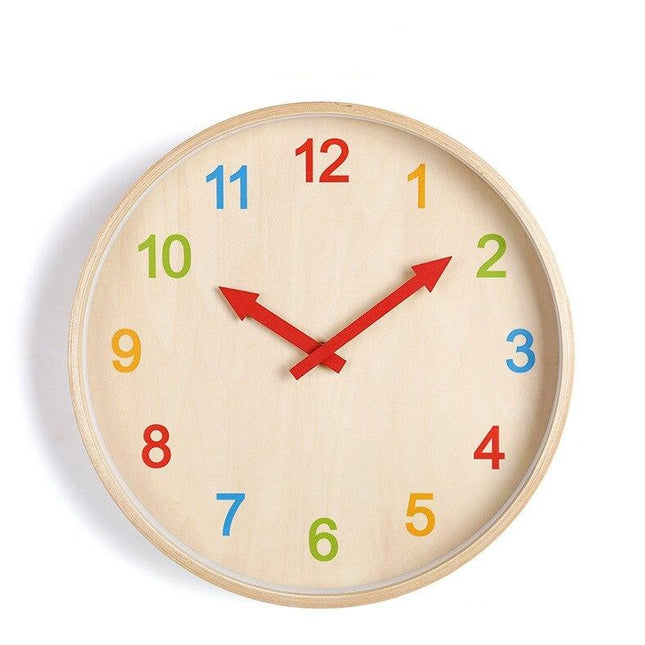 Kolorowy zegar edukacyjny dla dzieci