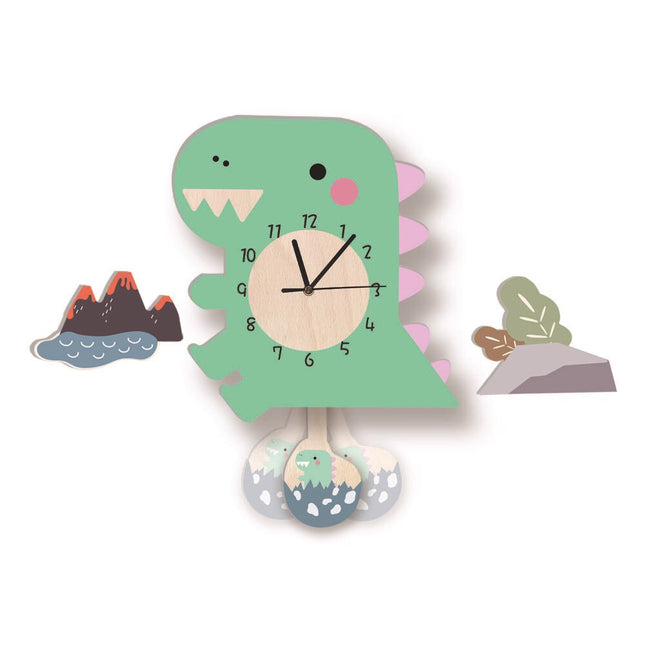 Zegar ścienny dla dzieci Flaming