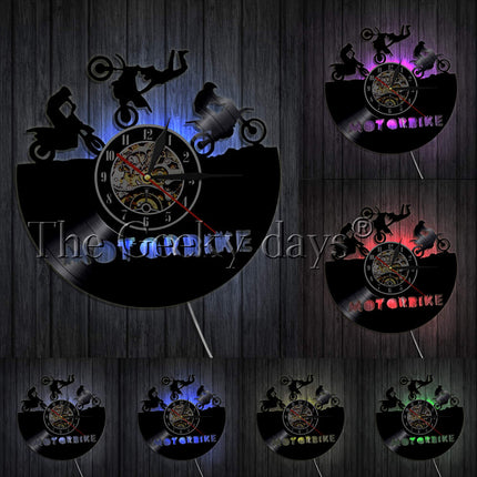 Zegar ścienny dla fana motocrossu