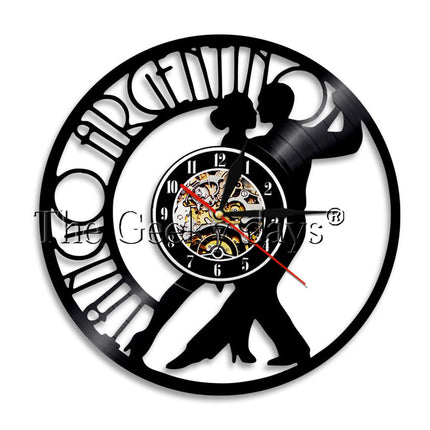 Zegar winylowy z motywem tańca tango