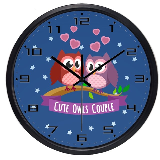 Zegar ścienny do pokoju dziecka Mops