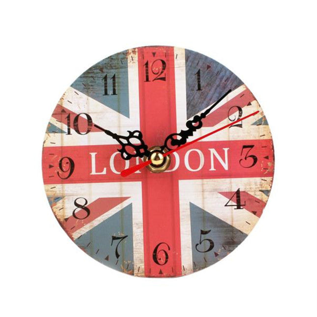 Zegar ścienny Londyn z flagą UK