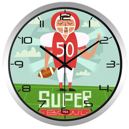 Zegar ścienny do pokoju dziecka Mops