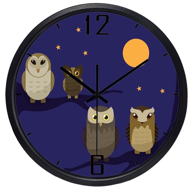 Zegar ścienny do pokoju dziecka Mops