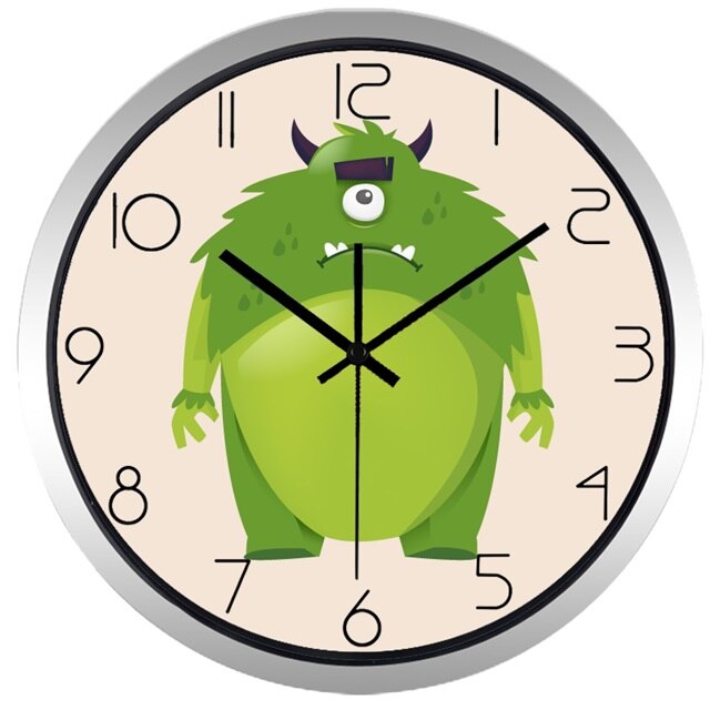 Zegar ścienny do pokoju dziecka Mops