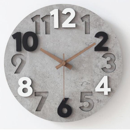 Collection image for: Zegar Ścienny Szary