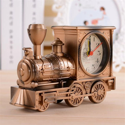 Budzik retro w kształcie lokomotywy