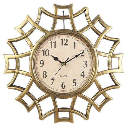 Dekoracyjny zegar ścienny w stylu retro