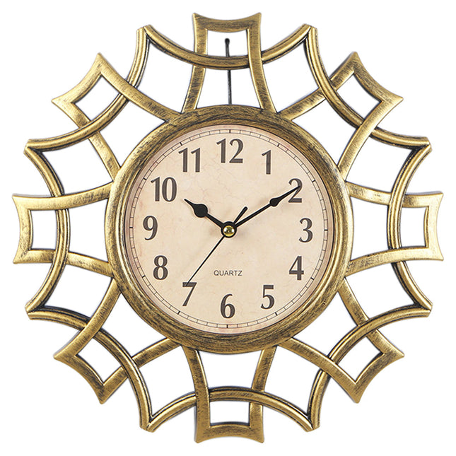 Dekoracyjny zegar ścienny w stylu retro