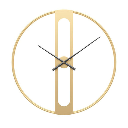 Minimalistyczny metalowy zegar ścienny nowoczesny