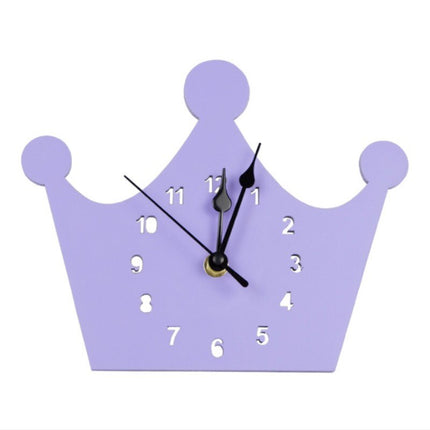 Zabawny drewniany zegar w kształcie królika