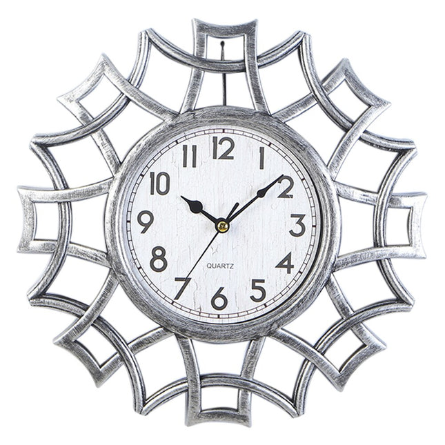 Dekoracyjny zegar ścienny w stylu retro