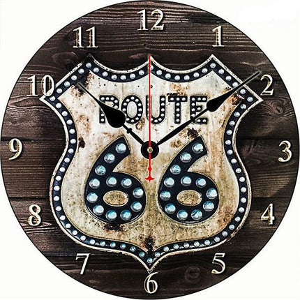 Zegar ścienny w stylu francuskiego bistro