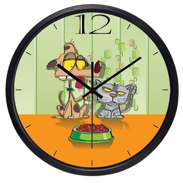 Zegar ścienny do pokoju dziecka Mops