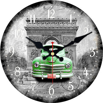 Zegar ścienny retro dla fana motoryzacji