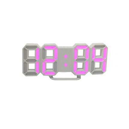 Cyfrowy zegar ścienny 3D LED