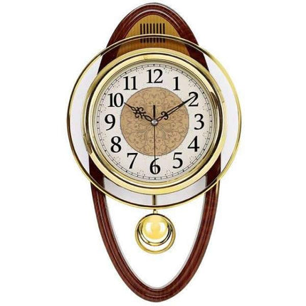 Elegancki zegar ścienny z wahadłem