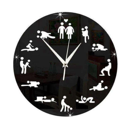 Zegar ścienny z efektem lustra kamasutra