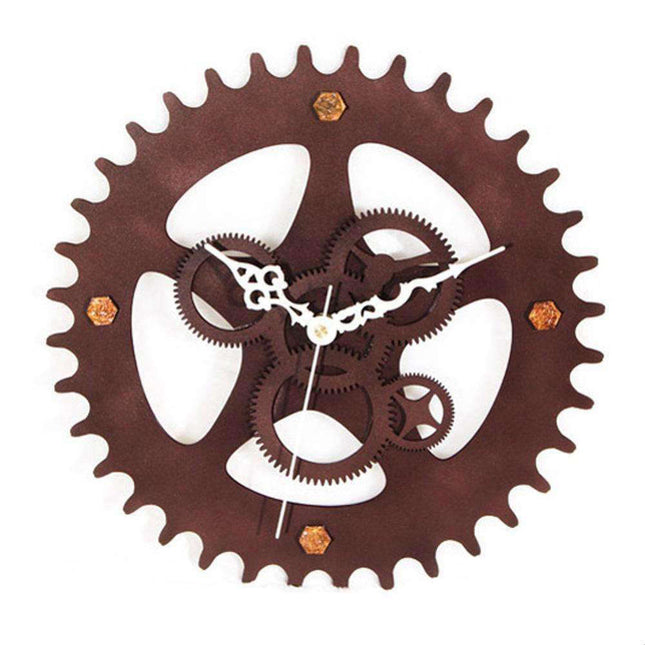 Industrialny zegar ścienny z mechanizmem kwarcowym