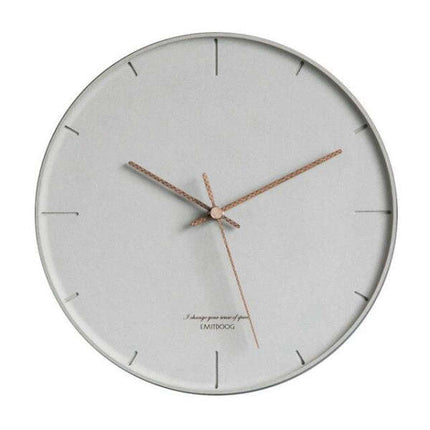 Minimalistyczny zegar ścienny nowoczesny design
