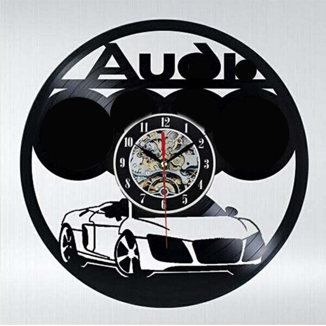 Zegar z winylu z samochodami Volkswagen