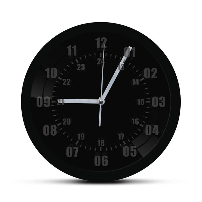 Wojskowy zegar ścienny LED 24-godzinny