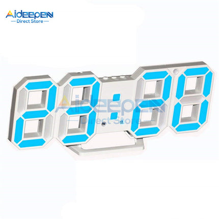Nowoczesny zegar stołowy 3D LED