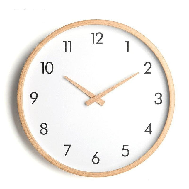 Klasyczny zegar szkolny z cichym mechanizmem