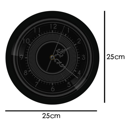 Okrągły podświetlany zegar ścienny LED