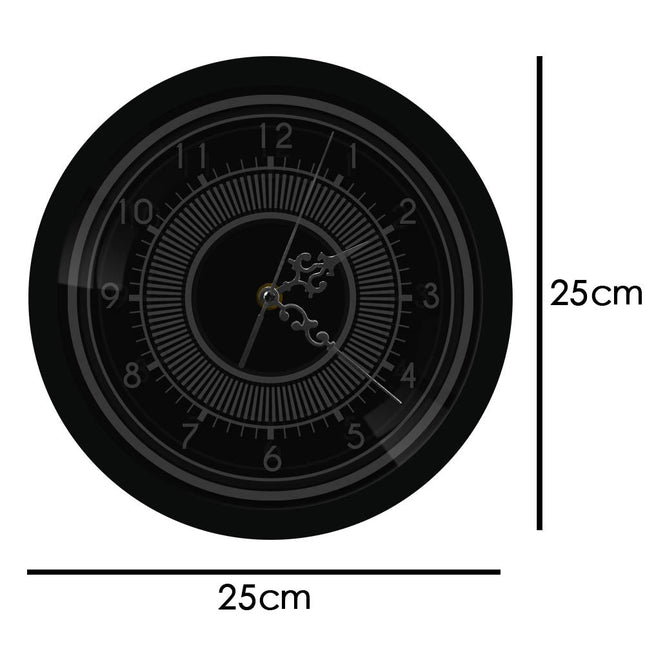 Okrągły podświetlany zegar ścienny LED