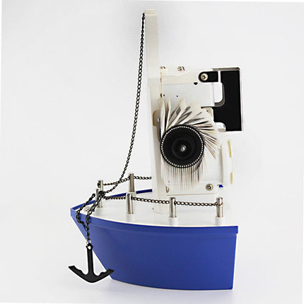 Zegar klapkowy na biurko Statek