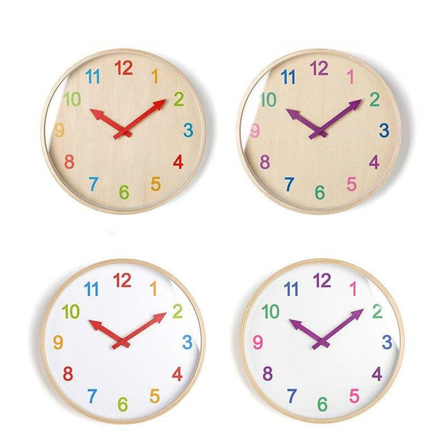 Kolorowy zegar edukacyjny dla dzieci
