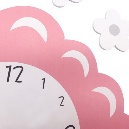 Zegar ścienny dla dzieci Łabędź