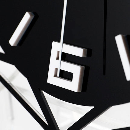 Designerski metalowy zegar stołowy loft