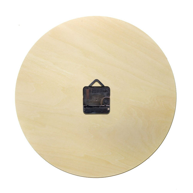 Drewniany zegar ścienny z pozycjami jogi