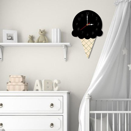 Zegar ścienny do pokoju dziecka lody