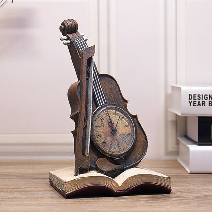 Oryginalny zegar stołowy w kształcie globusa