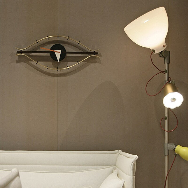 Zegar ścienny designerski w kształcie oka