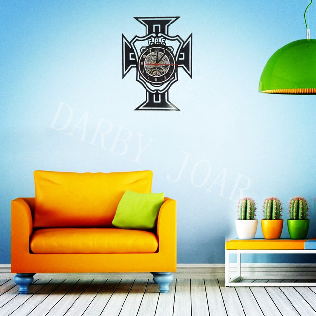 Zegar winylowy Portugalia dla fana piłki